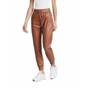 Commando Pants Joggers Faux Leather Brown size Small